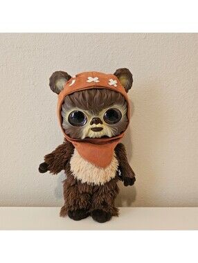 Mattel Star Wars Galactic Pals Ewok Plushie Endearing Cute Forest-dwelling